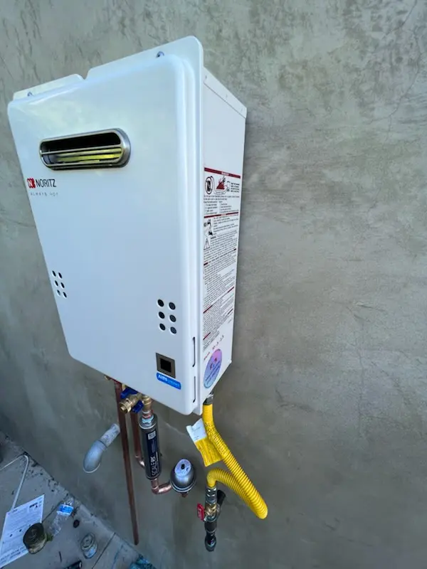 Tankless water heater installation for Roseville homes